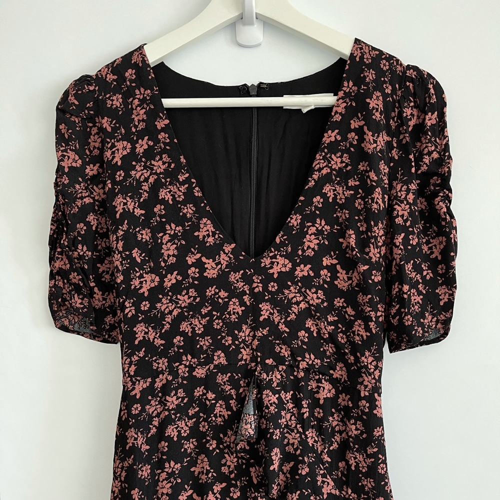 Honey punch from Lulu’s flower printed midi dress